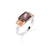 Ring Amen Woman Cocktail in Silver Zircone RCK3REBBRCHZ-14 - RCK3REBBRCHZ-14